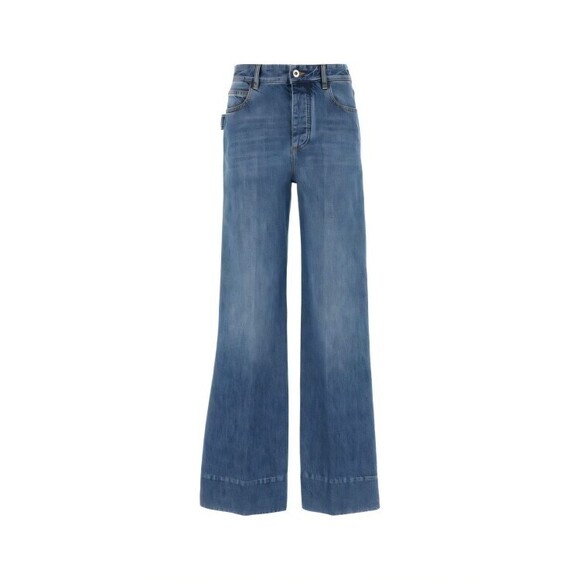 Bottega Veneta Wide-Leg Denim Trousers With Classic Aesthetic - NWT